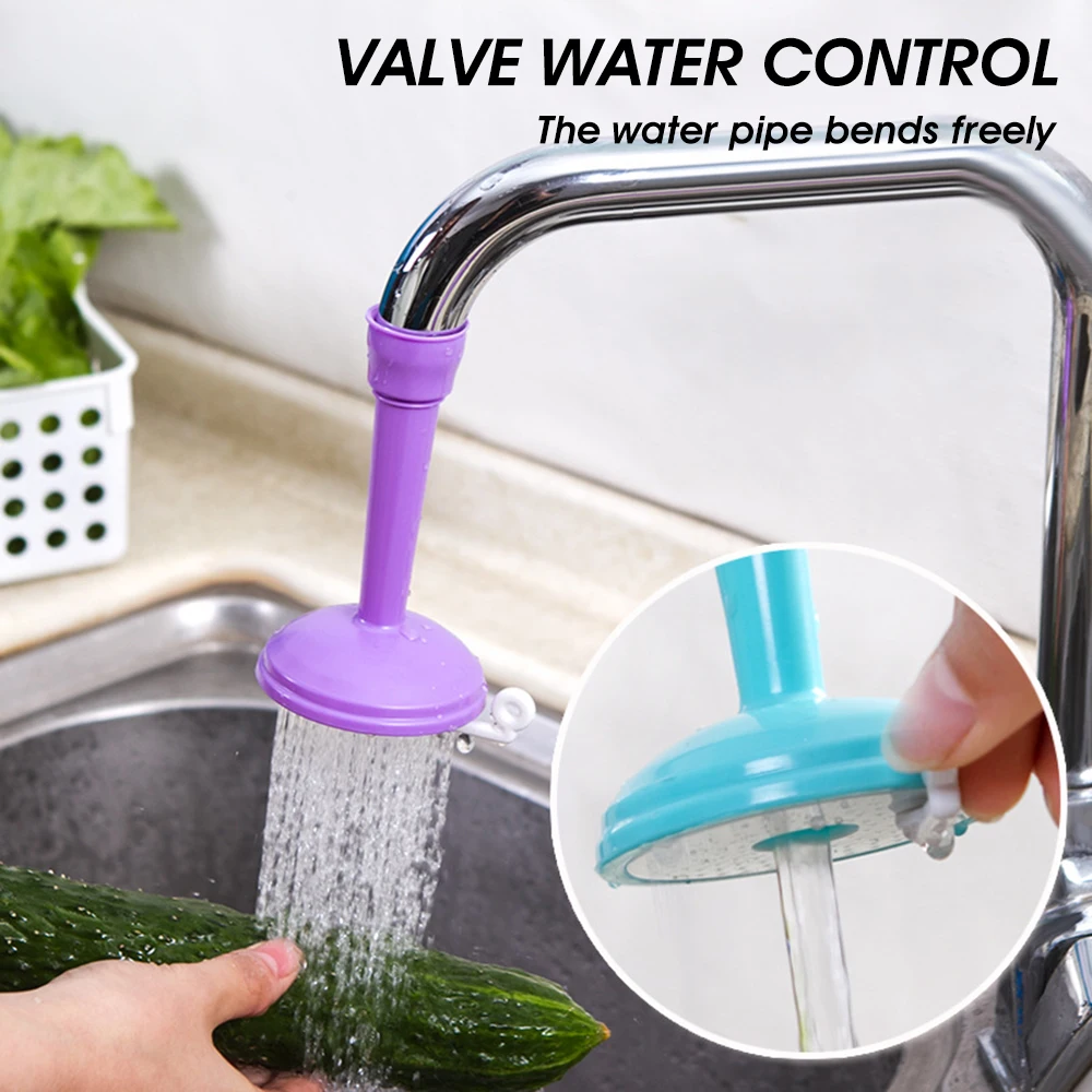 

Adjustable Tap Nozzle Kitchen Faucet Shower Sprayers 360 Rotate Water Saving Dual Water Spouts Kitchen Faucet Accessories