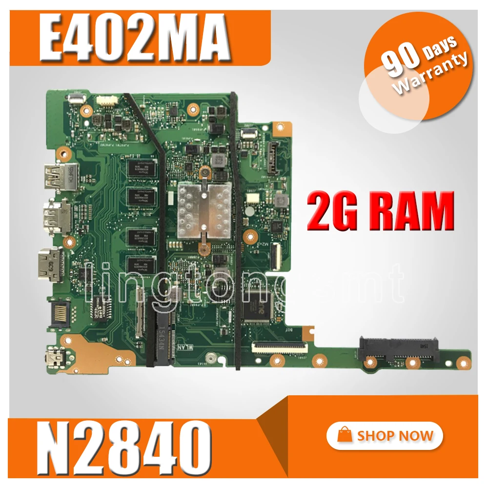 E402MA motherboard 2G N2840 For ASUS E402MA E502MA E402M E502M E402 E502 laptop motherboard E402MA mainboard E402MA motherboard E402MA motherboard 2G N2840 For ASUS E402MA E502MA E402M E502M E402 E502 laptop motherboard E402MA mainboard E402MA motherboard