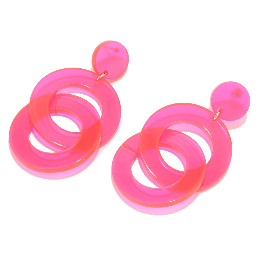 204031 Neon Acrylic Circle Lin