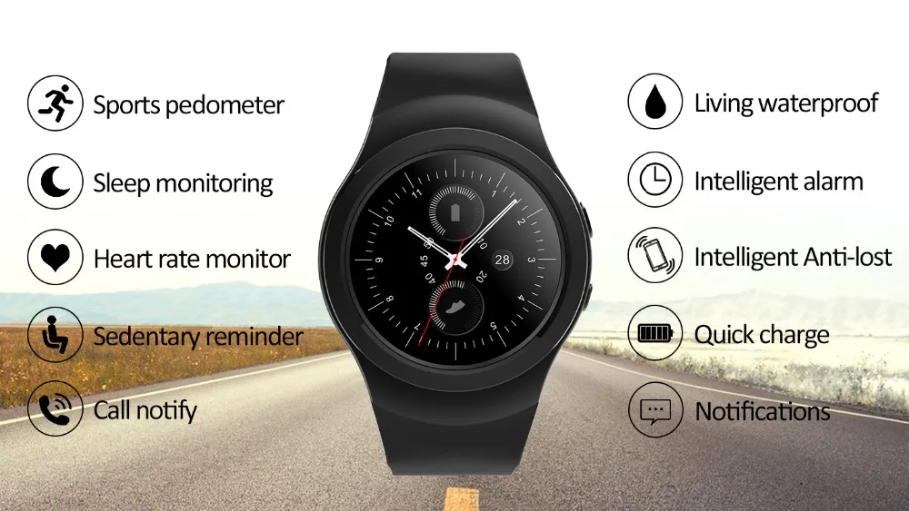 GOLDENSPIKE AS2 Bluetooth умные часы S2 умные часы для apple iPhone samsung для Android huawei xiaomi lenovo pk gear S2