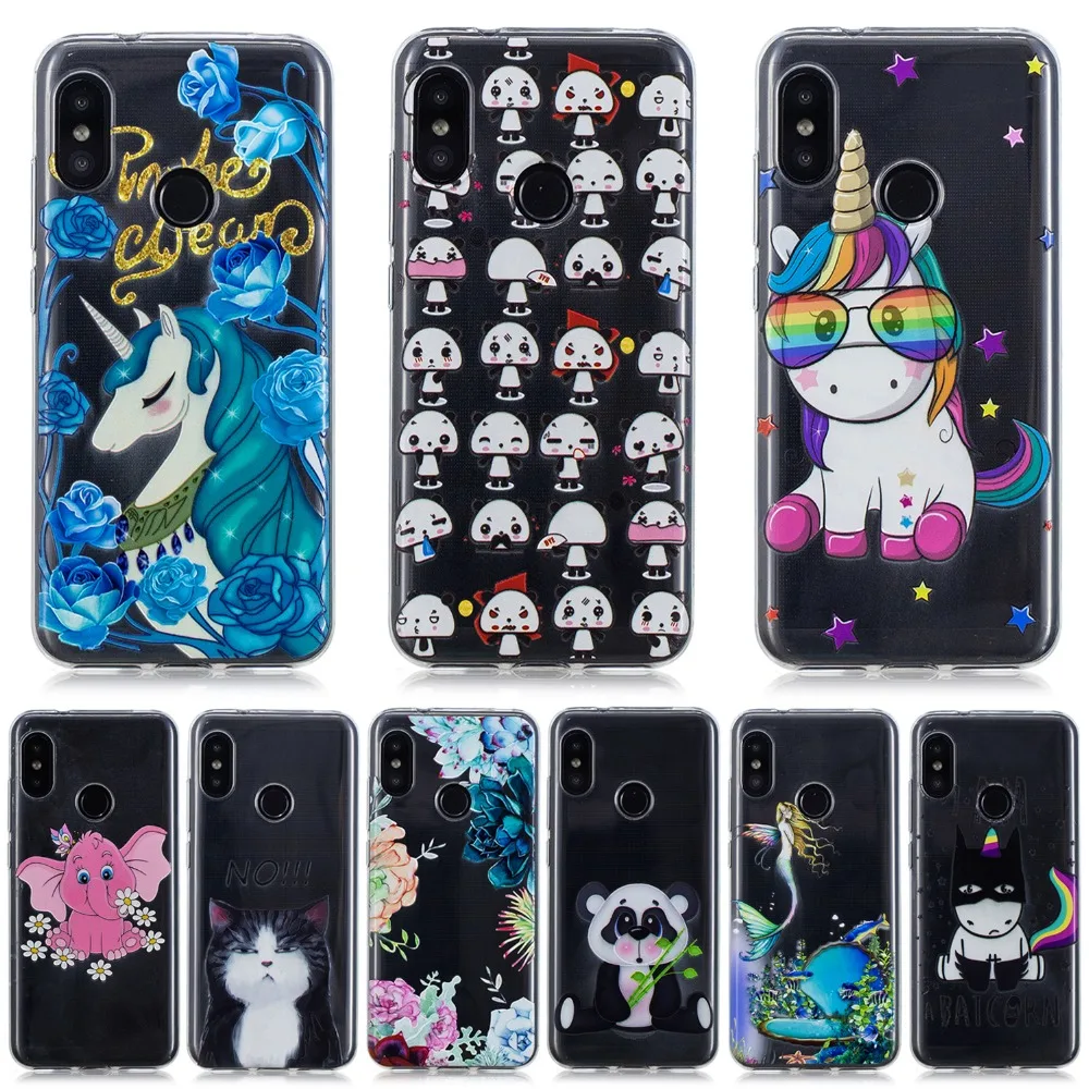 

For Xiaomi Redmi 6 Pro Case Lovely Soft Silicone TPU For mi Redmi6Pro 6P Cases Mobile Phone Protective Back Cover Coque