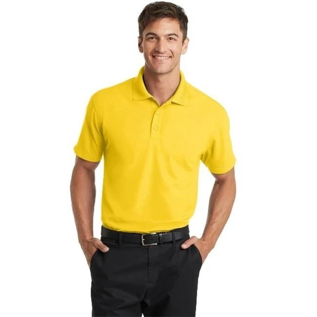 Port Authority K572 Dry Zone Grid Polo Yellow - Extra Large