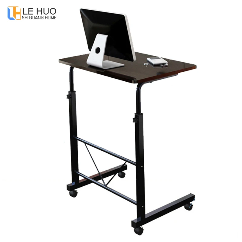 Wooden Standing Laptop Table Home Computer Desk Student Dorm