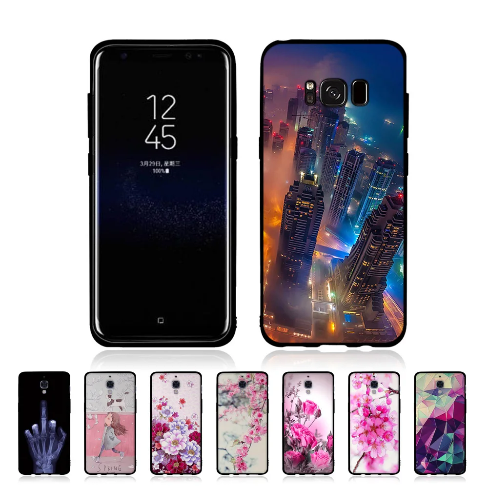 Новое поступление чехол подходит для Samsung Galaxy S8 G950F задняя крышка ТПУ милый дизайн