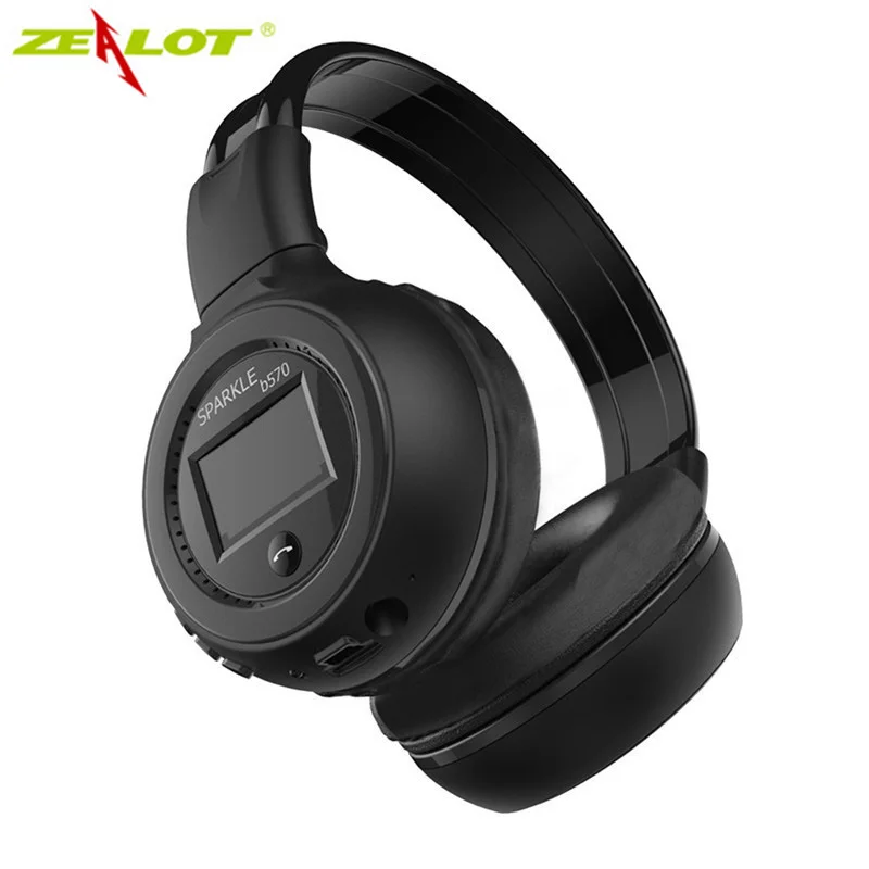 Good quality Original Zealot B570 Stereo Wireless Headset Bluetooth headphone Headband Headset with FM TF LED indicators for mp3