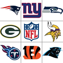Логотип сборной футбольной лиги 5D алмазная живопись полный квадратный Pakers Panthers украшение значок для американского футбола