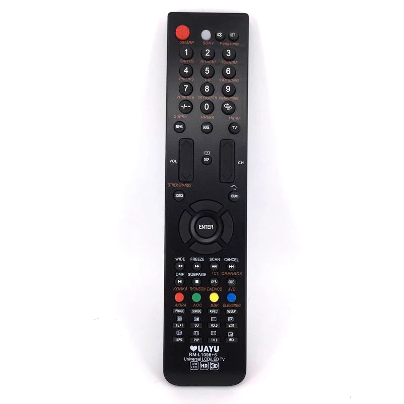 Huayu ЖК дисплей светодиодный ТВ удаленного Управление RM L1098 + 5 для LG SAMSUNG и т. д.