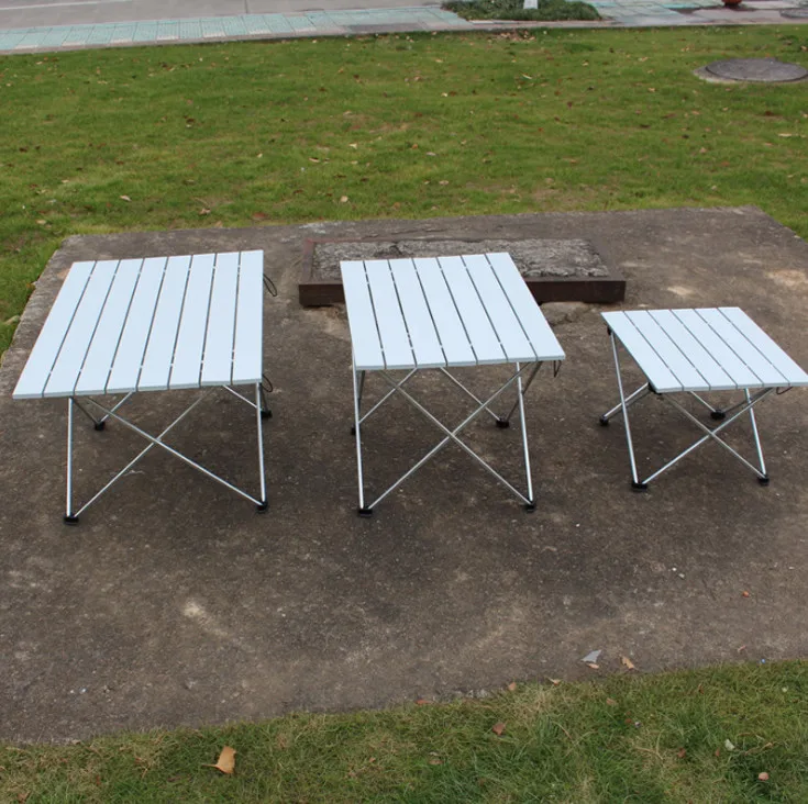 Outdoor Furniture Aluminum Folding Tables Camping Picnic Minimalist Table with Carrying Bag for Beach Hiking Travel Activities foldable table