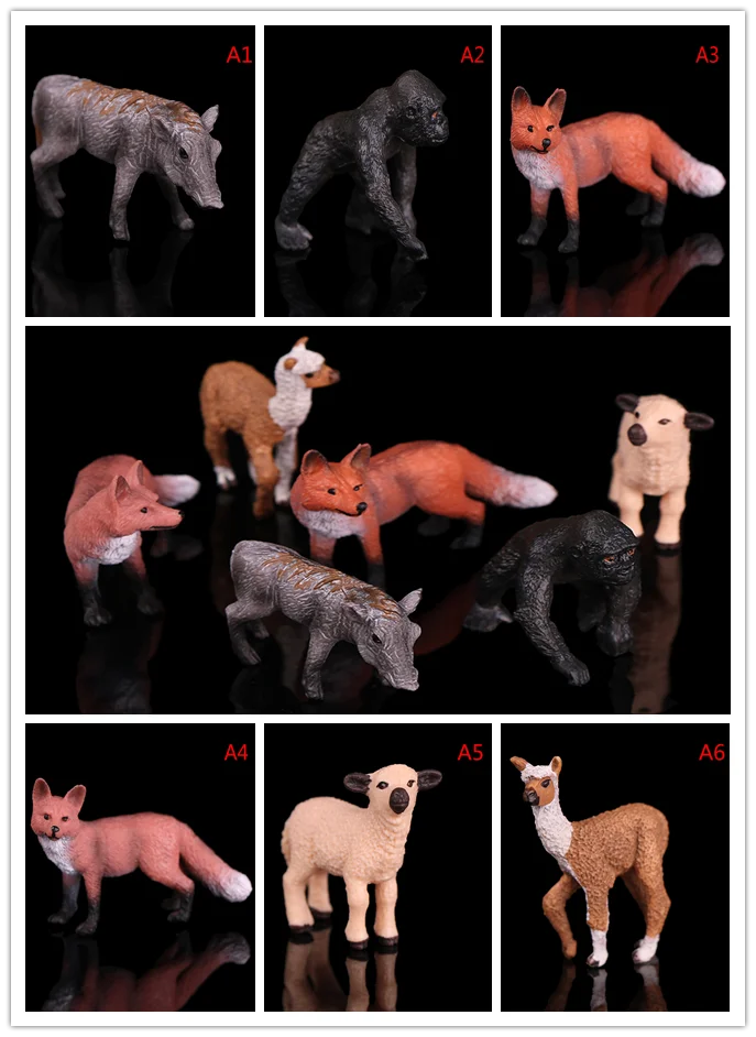 

Realistic Red Fox Wildlife Zoo Animal Figurine Model Action Figure For Kids Toy Gift Home Office Desk Club Decoration