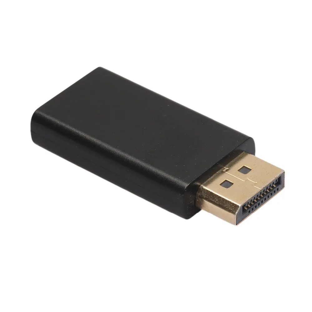 1080p DP переходник папа в HDMI Мама порт дисплея адаптер видео аудио разъем черный для