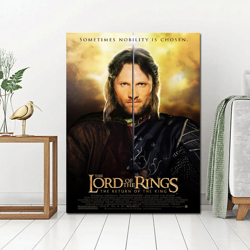 

Lord Of The Rings The King Return Canvas Posters Prints Marble Wall Art Oil Painting Decorative Pictures Modern Home Decoration