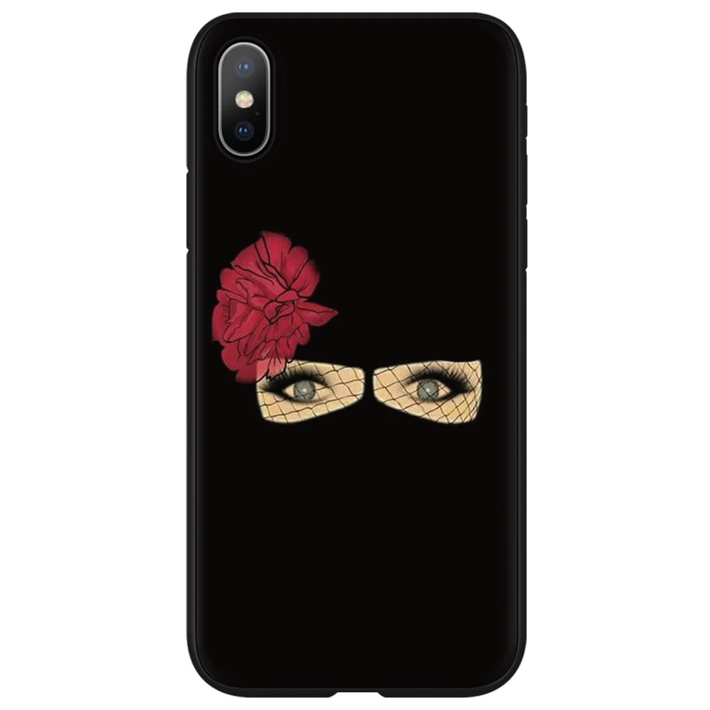 Мусульманские исламские глаза для девочек арабский хиджаб чехол iPhone 11 Pro XS Max XR X SE