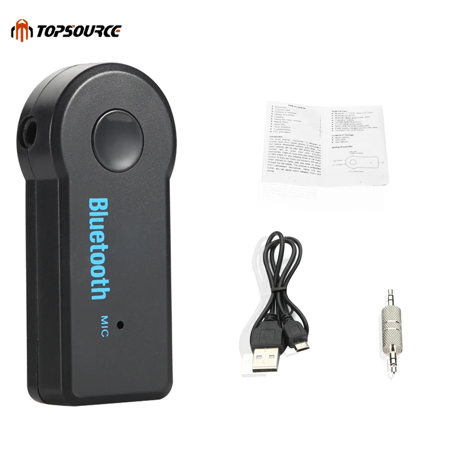 TOPSOURCE 3 5 мм aux bluetooth аудио Музыка приемник Car Kit Беспроводной Динамик наушников