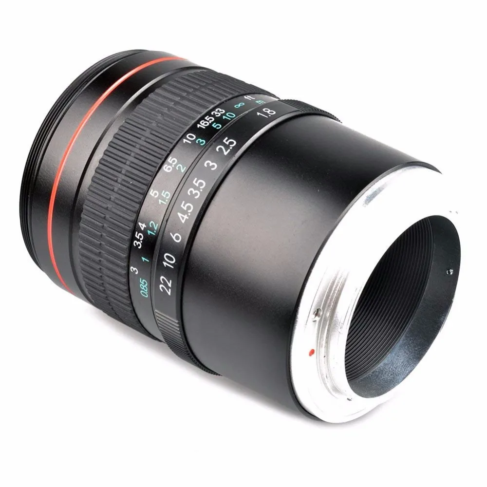85 мм F1.8 MF MediumTelephoto Potrait Prime объектив для камеры Canon Nikon DSLR|Объективы фотоаппаратов| |