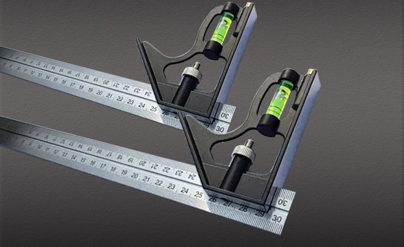 

Woodworking Ruler Right Angle Ruler 90 Degree Angle Ruler High Precision Stainless Steel Thickening Multifunctional Corner Ru