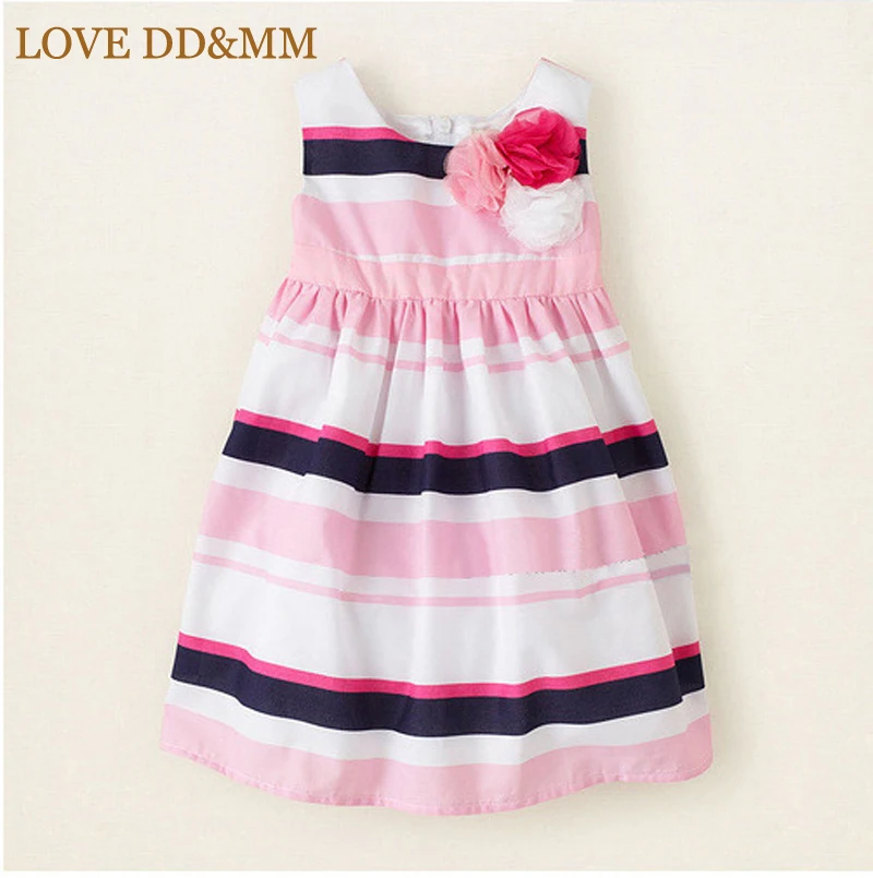 Платья для девочек LOVE DD &amp MM детская одежда хлопковое модное цельнокроеное