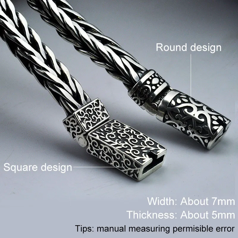 V-YA-Vintage-925-Sterling-Silver-Dragon-Grain-Bracelet-Men-Jewelry-Thai-Silver-Keel-Bracelets-Bangles (1)