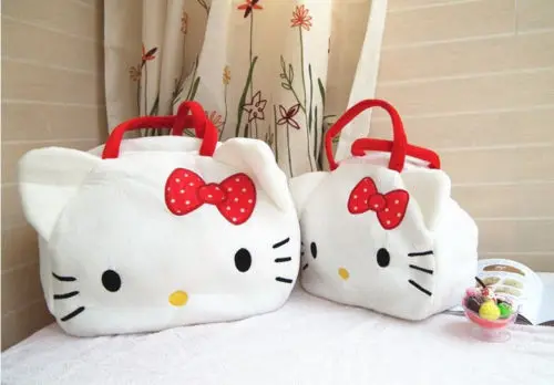 Новая плюшевая сумка Hellokitty Сумка Сумочка Кошелек AX4706-2 - Цвет: Large Hello Kitty