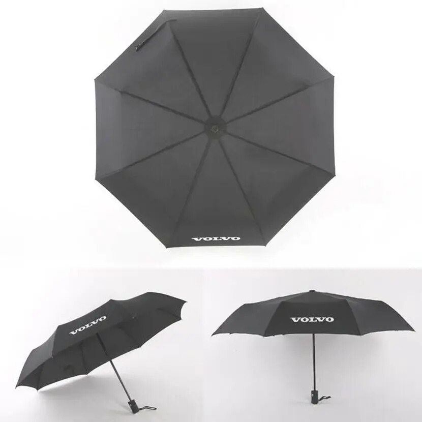 

1Pcs Premium Quality Umbrella Folding Automatic Genuine Designer Brolly For Volvo