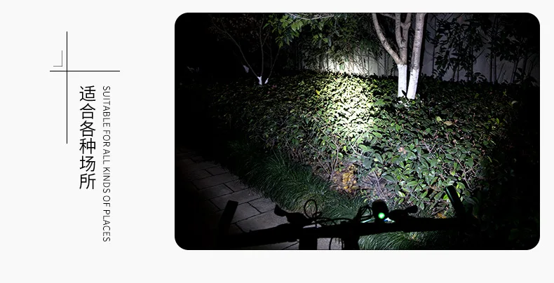 Discount Cycling Q5 LED 3 Modes Front Light Headlamp Headlight Torch Waterproof For Mountain Road Bike 4 Colors Bicycle Light 6