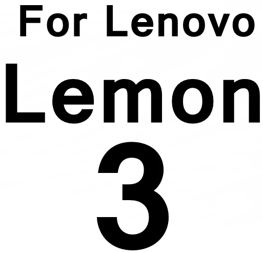 С уровнем твердости 9H 2.5D 0,26 мм закаленное Стекло для lenovo A536 A5000 A1000 K3 Примечание K3 S580 S90 Z90 A2010 Lemon 3 Vibe Z2 SI Lite ZUK Z2 Pro A916 - Цвет: For lemon 3