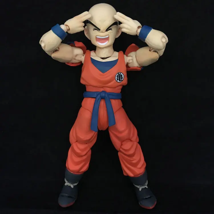 SHF S. H. Figuarts Dragon Ball Z Klilyn Krillin из ПВХ фигурка Коллекционная модель игрушки 12 см 5"