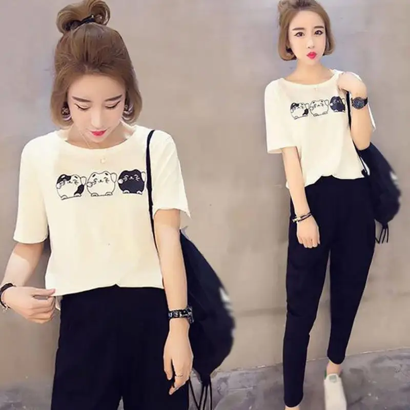 Liva Girl женский спортивный костюм новый летний повседневный комплект из двух
