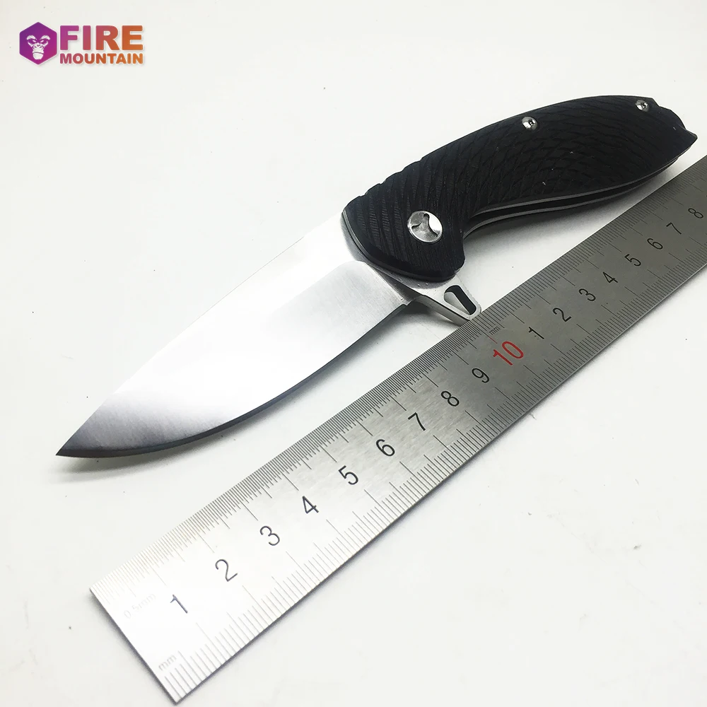 BMT Bearing flip Tactical folding Blade knife D2 Blade G10 handle camping hunting survival