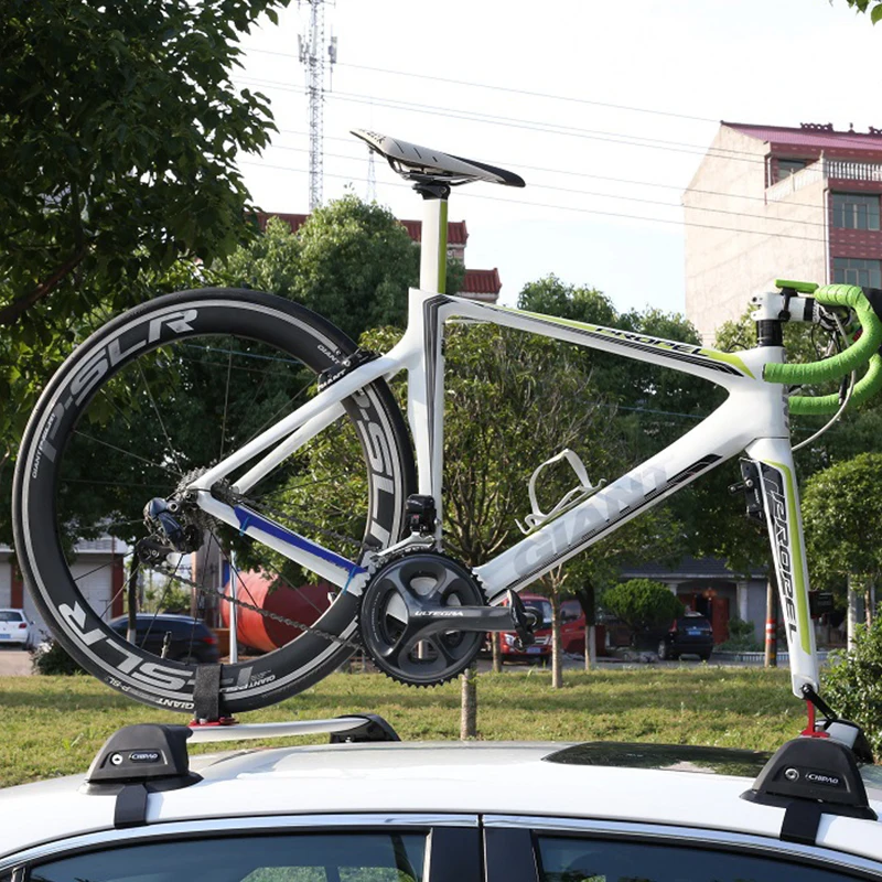 MTB велосипедная стойка Автомобильная на крышу присоска для дорожного велосипеда