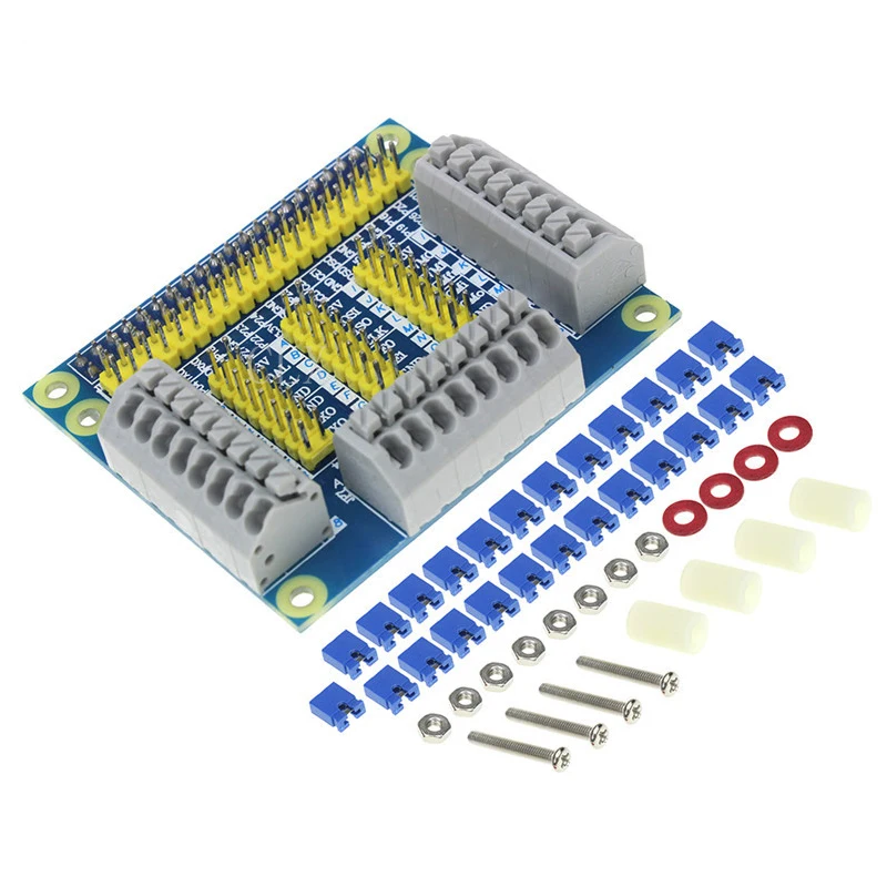 Raspberry Pi GPIO Board Плата расширения модуль для робота автомобиля DIY Test совместим с 4 Model
