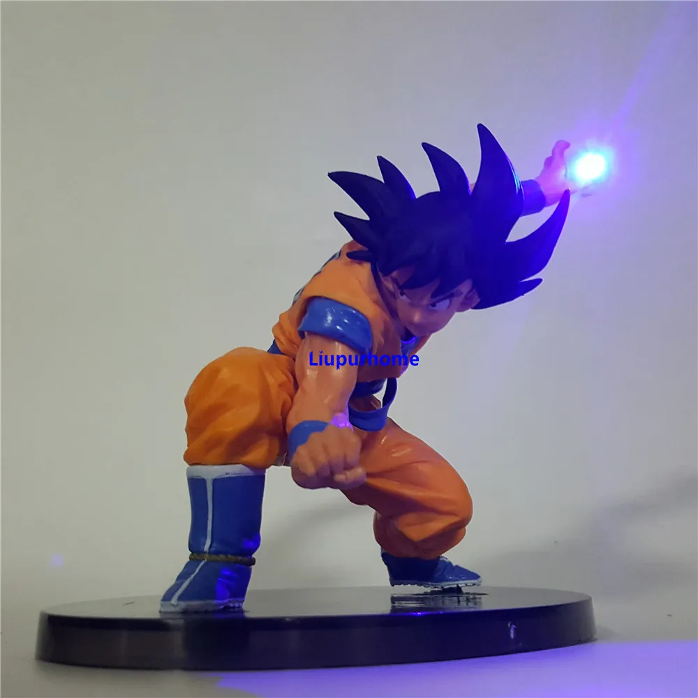 Dragon Ball Z Супер Саян Гоку Мужские Шорты для купания светодиодный ночник лампа DragonBall Goku лампа ПВХ фигурка-модель для детей, игрушки в подарок на Рождество