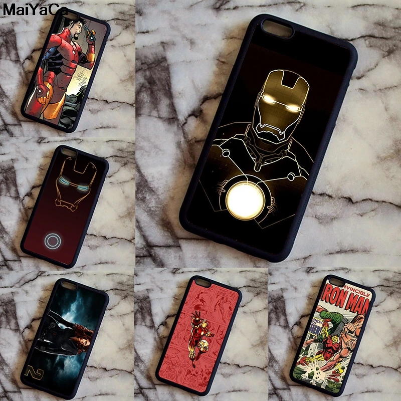 MaiYaCa IRON MAN GOLD for Samsung S3 S4 S5 S6 S7 S8 S9 plus edge Note 5 7 8 Black Soft Shell Phone Case Rubber Silicone | Мобильные