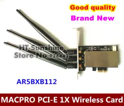 Pci-e 1x2.4 г 5 г AirPort Extreme AR5BXB112 три антенны Беспроводной карта для настольного компьютера