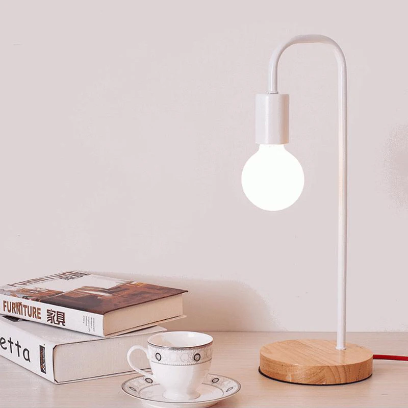 Nordic Modern Wood Desk Lamp Bedroom Bedside Wooden Table Lamps Muliticolor Simple Metal Table Fixtures Room Decor Lighting (16)
