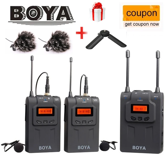 Беспроводной микрофон BOYA WM4 Pro II всенаправленный петличный для цифровой