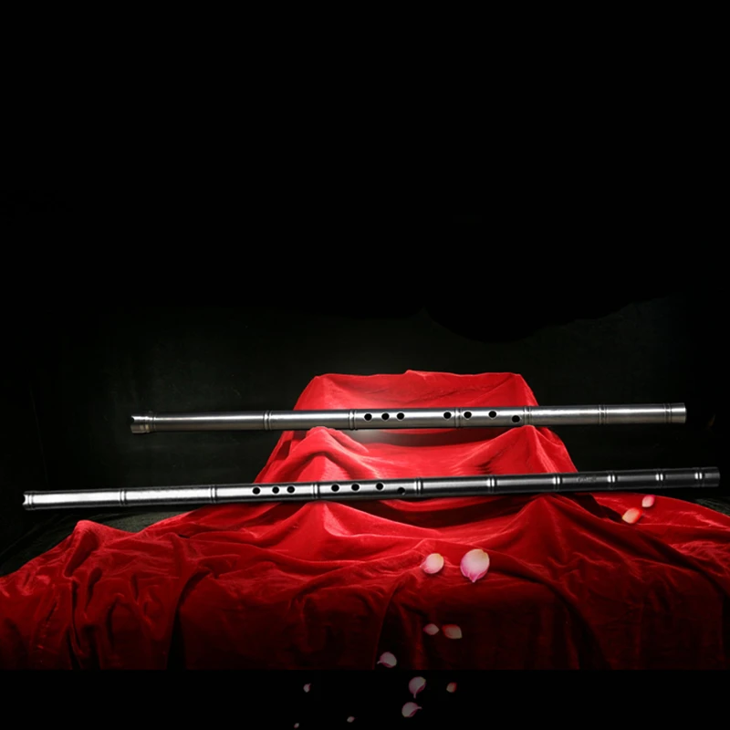 Titanium Metal Flute Xiao G/F Key Chinese Vertical Bamboo Flute Professional Metal Flauta Xiao Self-defense Weapon Gift Titanium Metal Flute Xiao G/F Key Chinese Vertical Bamboo Flute Professional Metal Flauta Xiao Self-defense Weapon Gift