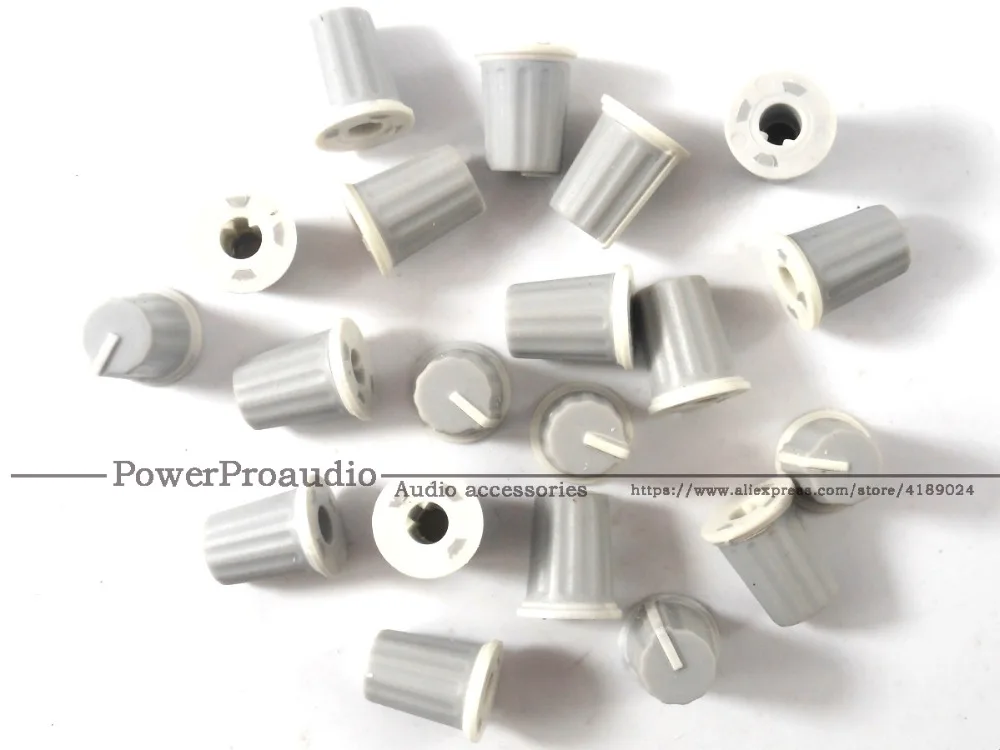 

25pcs/Lot EQ Cap Equalizer Knob / High School Bass Pot Knob Cap for Pioneer DJ MIXER DJM djm-2000 900 850 750 700 800 Gray Color