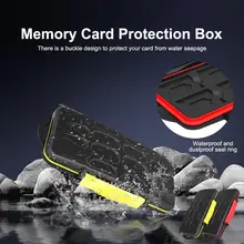 CX1709 желтый Водонепроницаемый чехол для карт памяти Интегрированный противоударный 2SD 12TF большой емкости коробка для хранения