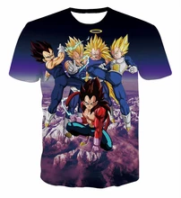 Hipster 3D t shirt Anime Dragon Ball Z T shirts Funny Team Vegeta Goku t shirts