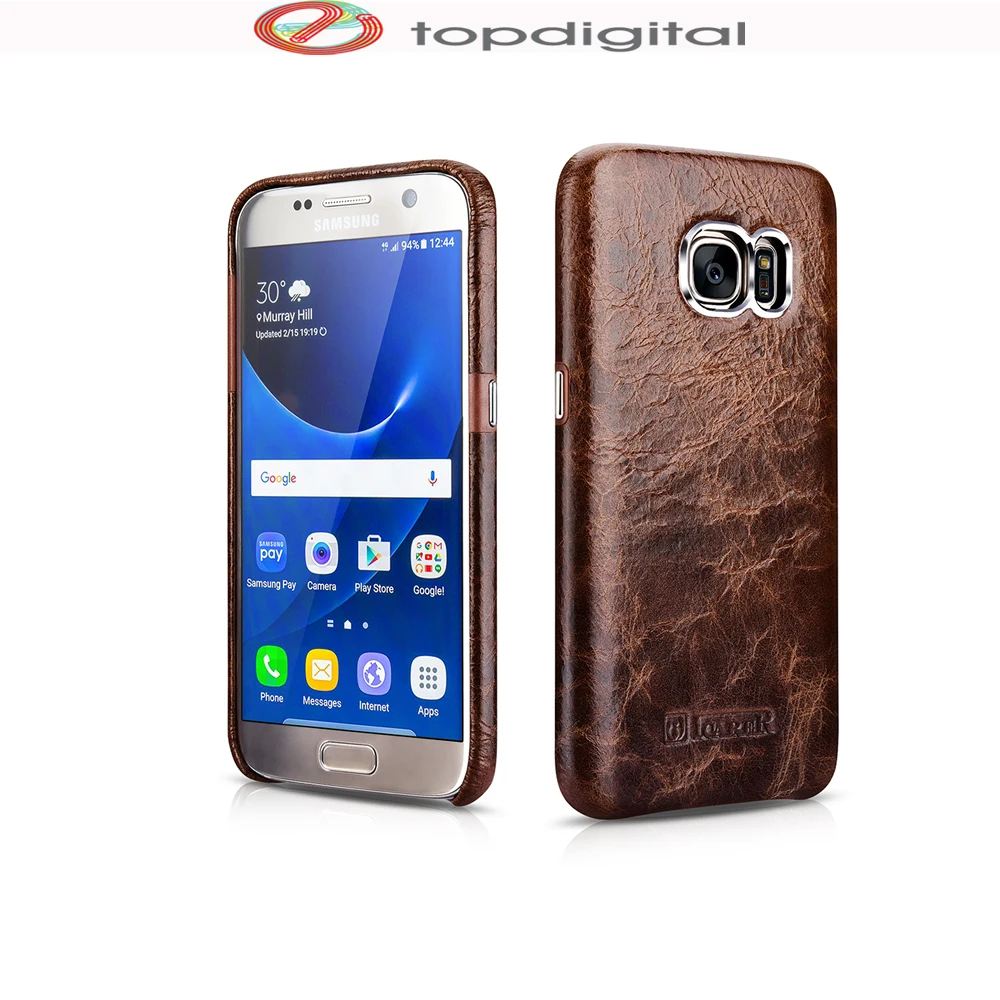 Чехол icarer из натуральной кожи для Samsung Galaxy S7 edge|case for samsung galaxy|case samsungleather case |