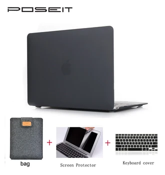 

laptop Hard Case For Apple Macbook Air Pro Touch bar Retina 11 12 13 15 16 inch Matte shell Protective Bag+keyboard Cover A2179