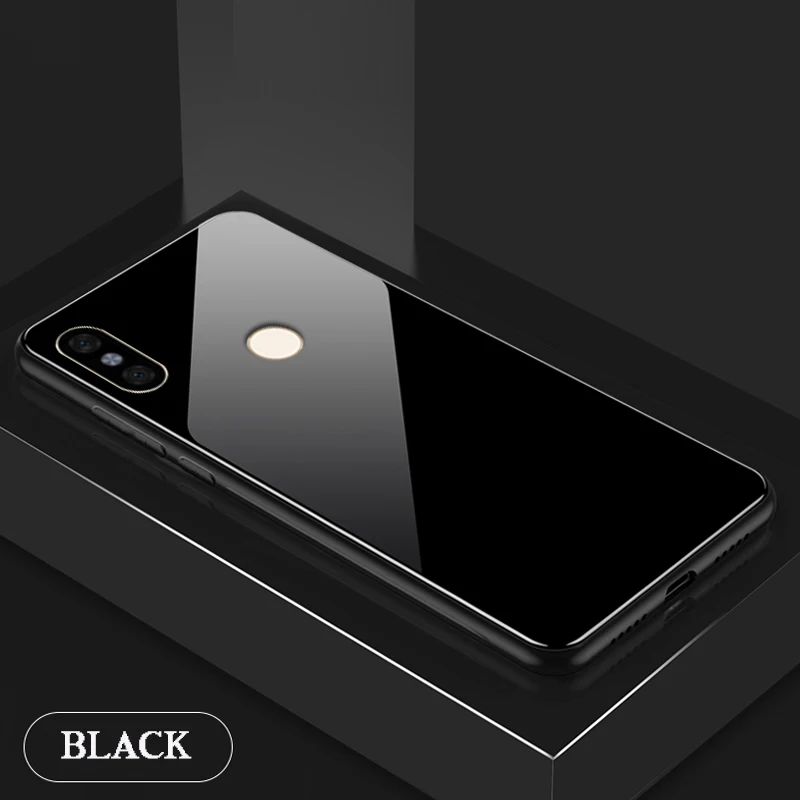 KaiNuEn coque, чехол, чехол, для Xiaomi Mi Pocophone F1 Max 3 Max3, жесткий противоударный чехол для телефона Poco F1, чехлы с закаленным стеклом - Цвет: Black