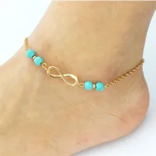 Beach Pool Vintage gold chain ankle bracelet fashion anklets women foot bracelet fine Anklets jewelry Party