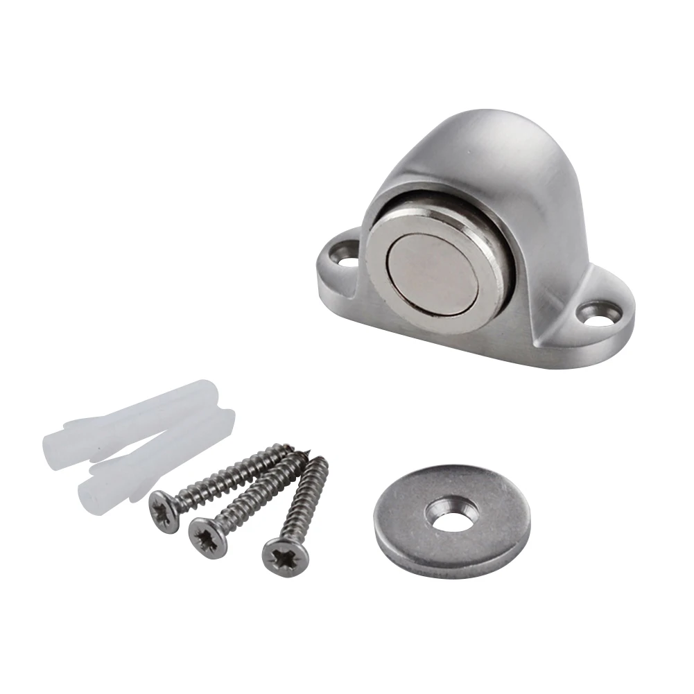 

New Stainless Steel Casting Powerful Floor-mounted Magnetic Door Stopper Door Stopple #20
