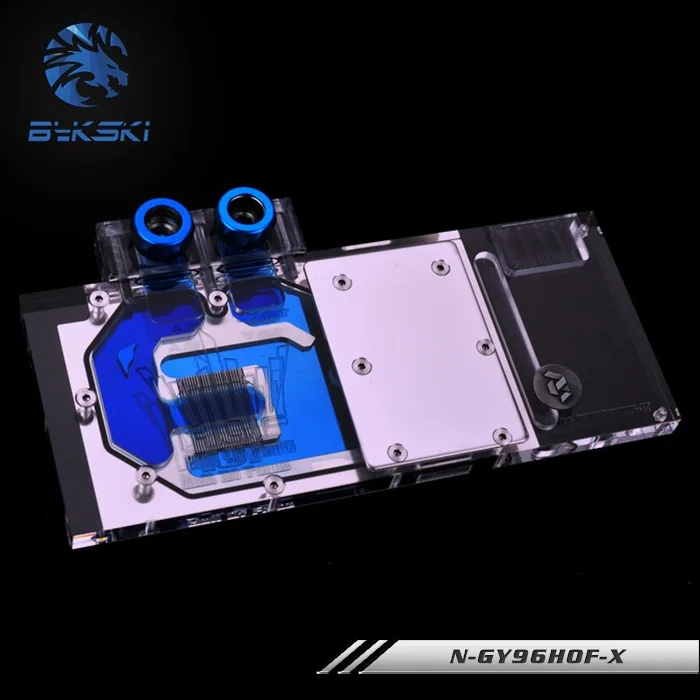 Bykski N GY96HO GPU/VGA Full Cover Water Cooling Block With RGB LED