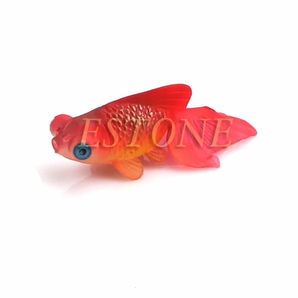 

Decor Goldfish Aquarium Decoration Artificial Glowing Effect Fish Tank Ornament