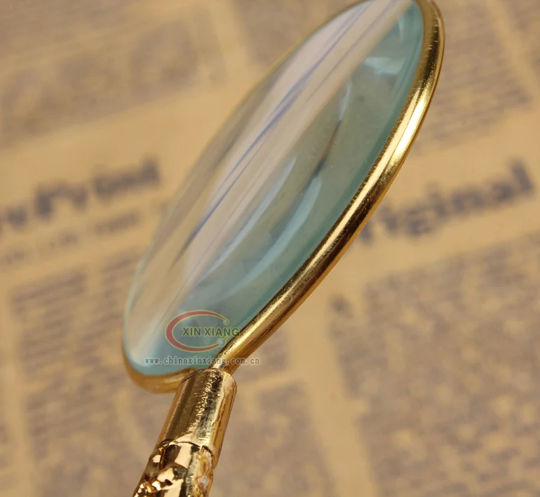 3 5x винтажная лупа из золотистого металла с ручкой для чтения|magnifier for|magnifier for