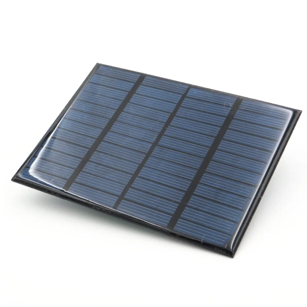 

Polycrystalline Silicon 12V 1.5Wat DIY Battery Solar Panel Standard Epoxy Power Charge Module 115x85mm Mini Solar Cell