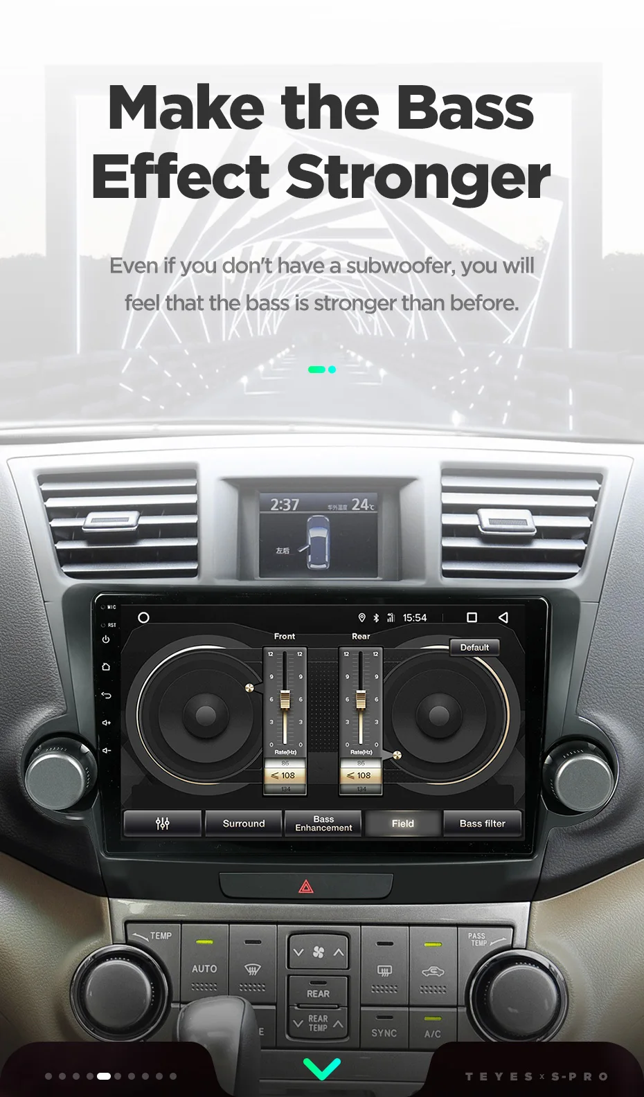 Sale TEYES SPRO Car Radio Multimedia no 2 din android Video Player Navigation GPS For Toyota Highlander 2 XU40 2007-2013 11