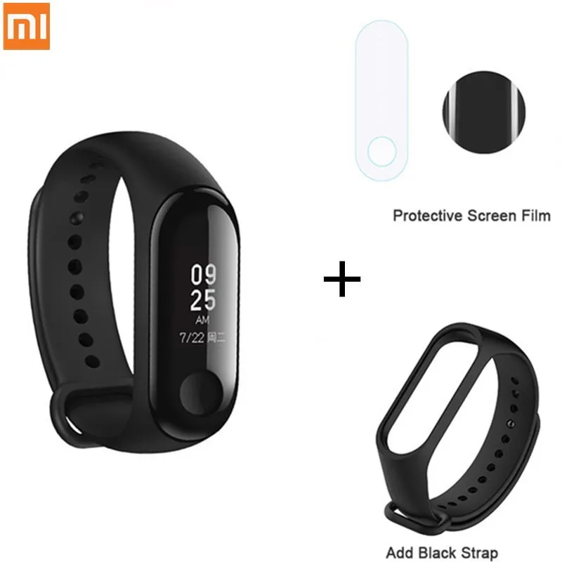 Смарт-браслет Xiaomi Mi Band 3 умный браслет Bluetooth сенсорный OLED экран пульсометр |